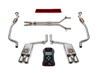 Kit d'échappement haute performance Fabspeed, acier inoxydable poli, avec reprogrammation du calculateur. Porsche 970 Panamera GTS (2010-2016) - 97011191302, 97011191303, 97011191304, 97011191305, 97011191103, 97011191104, 97011191105, 97011191203, 97011191204, 97011191205 - FS.POR.970GTS.XP, FS.POR.970GTS.MAXP, FB582/20, FS.POR.970S.ET